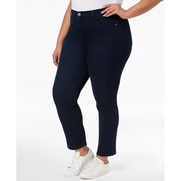 Style Co Plus Size Jeans Tummy Control Preston 24W - Picture 1 of 1
